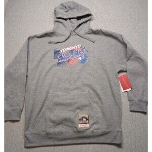 NEW MITCHELL AND NESS COOPERSTOWN MLB Toronto Blue Jays HOODIE XXL Retail $90